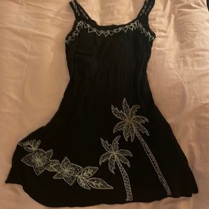 Raya Sun Dress Size S Color Black Never worn will shrink 60% Cotton 40% Rayon